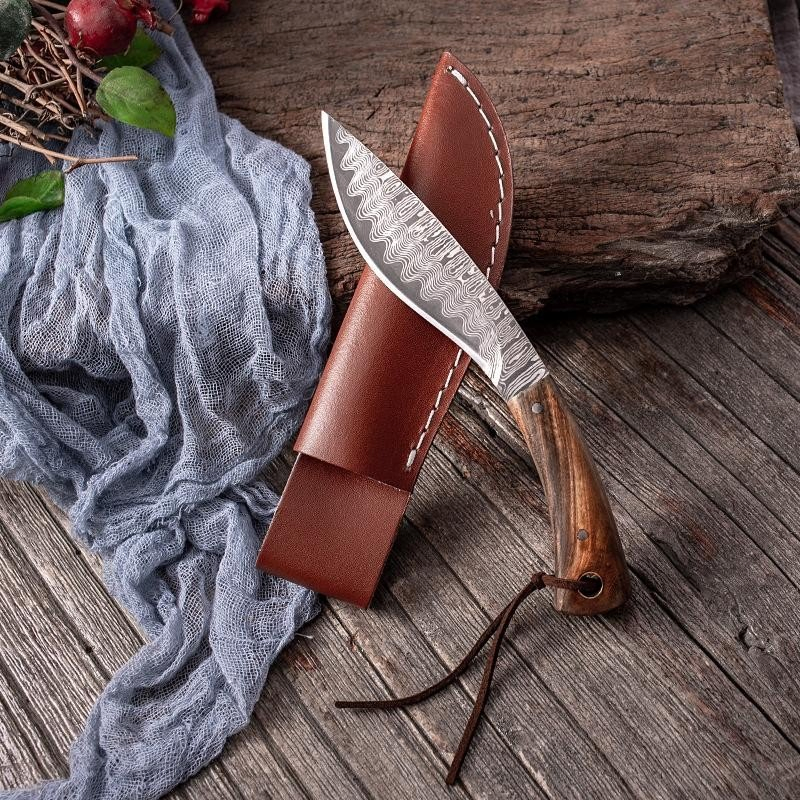 Top Kitchen Knives Professional Boning Knives Meat Slaughters Kitchen Knife Butcher Lamb Cattle Bleeding Knife Eviscerating Bone Meat Knife