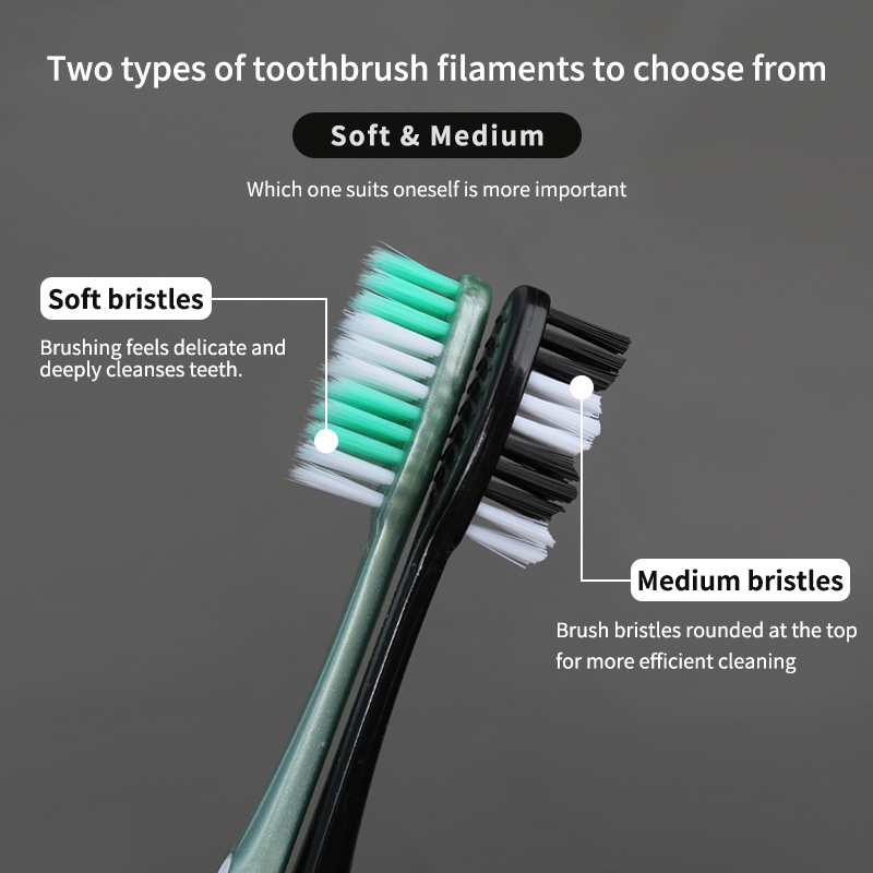 Мягкая зубная щетка для взрослых Fine and Soft Bristle