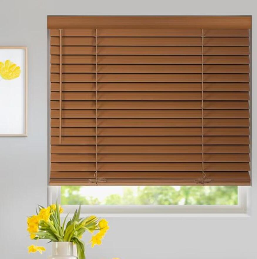 Factory Wholesale Window Decoration 50mm Basswood Window Venetian Blinds