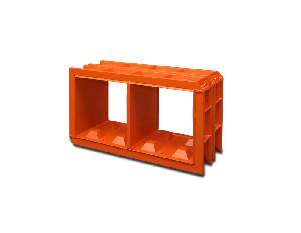 Length 30 Cm Width 30cm Concrete Block Mould Divider