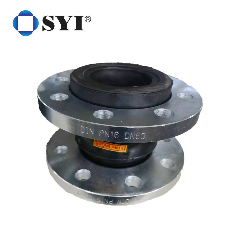 Hot Sale EPDM/NBR Flexible Single Sphere Rubber Expansion Joints with Carbon Steel Flange