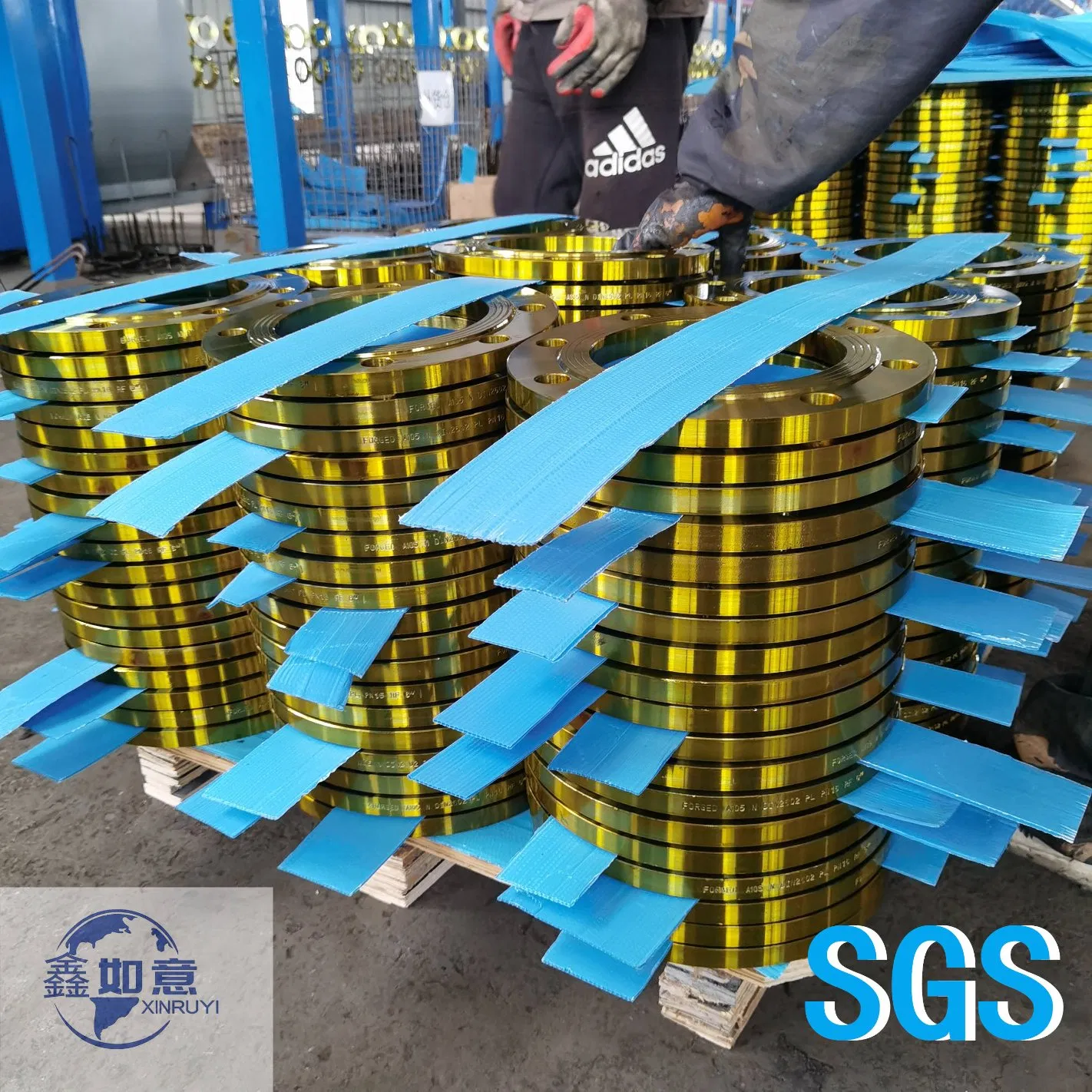 Hydrostatic Galvanized Epoxy Resin Red Color Threading Seamless Steel Pipe for Fire Fighting