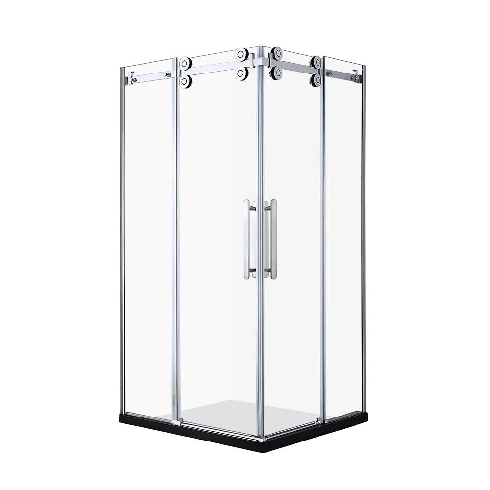 Custom Aluminum Frame Bathroom Glass Shower Door Square Shower Cubicle Enclosure Shower Room