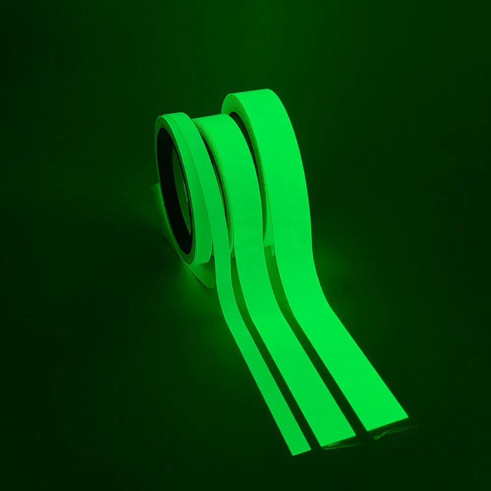 Dingfei Light Fluorescent Self Adhesive Vinyl Reflective Luminous Glow in The Dark Tape