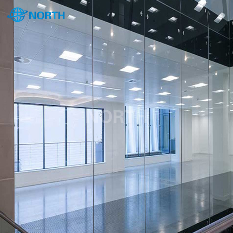 Gradient Acid Etched Ultra Clear Glass Frost Glass for Partition