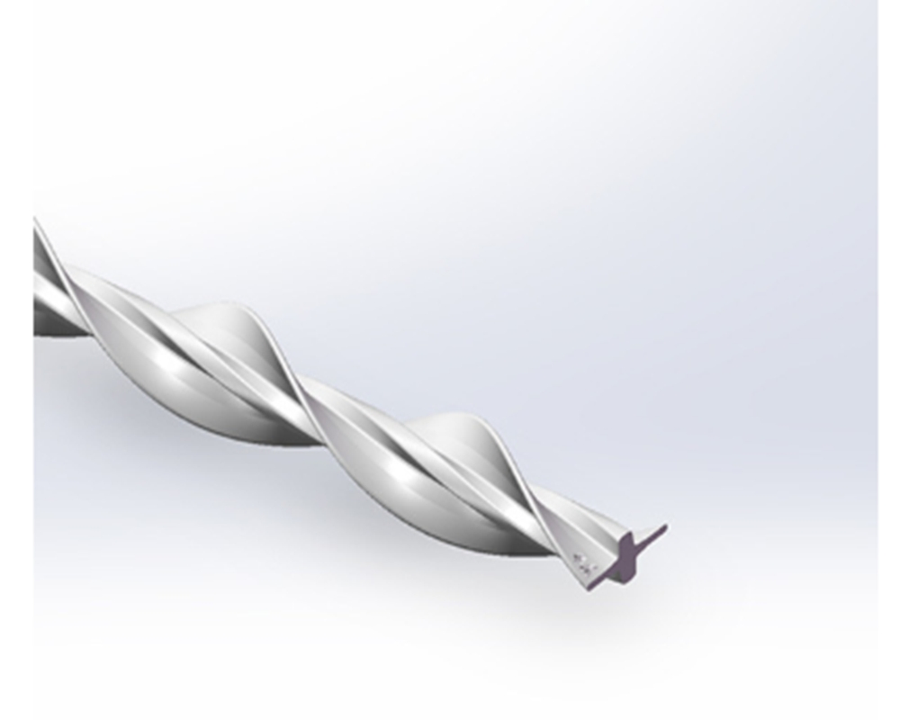 New Design SS304 316 Wall Structural Components Stainless Steel Spiral Rod for Wall Support