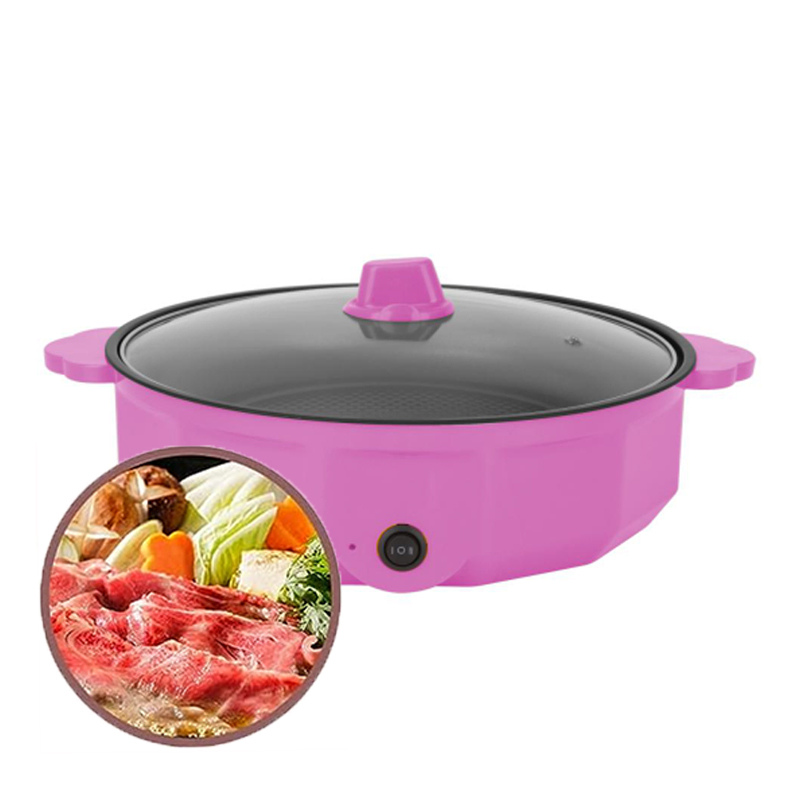 Mini Glass Lid Steamer Multicooker Boil Dry Protection Electric Cooker Pot Soup Maker for Cook Rice and Steamed Bag