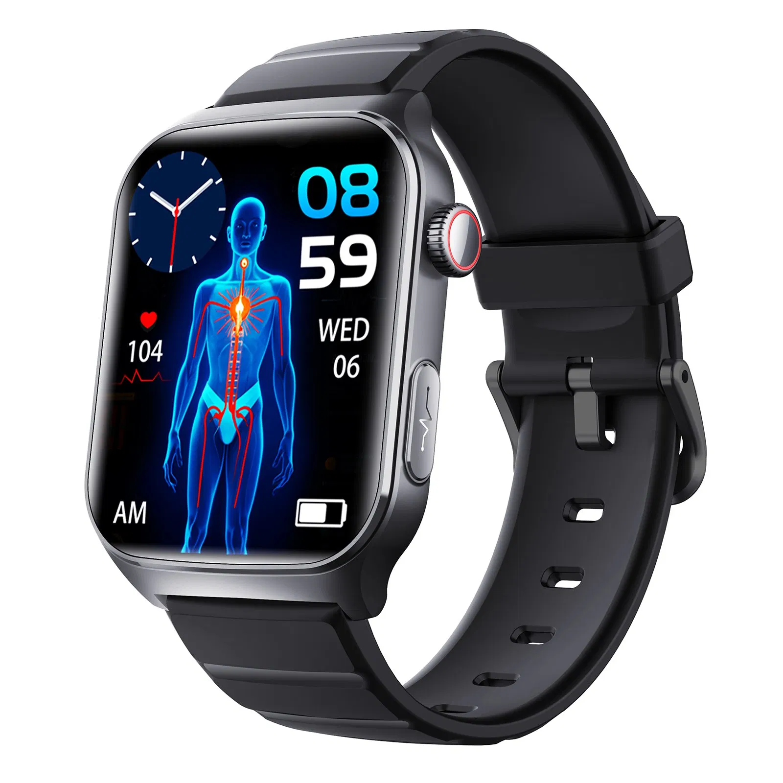 F320 Smartwatch -ECG & PPG Health Monitor, Heart Rate & Blood Pressure Watch with Sos, Fall Detection, Sleep & Fitness Tracker