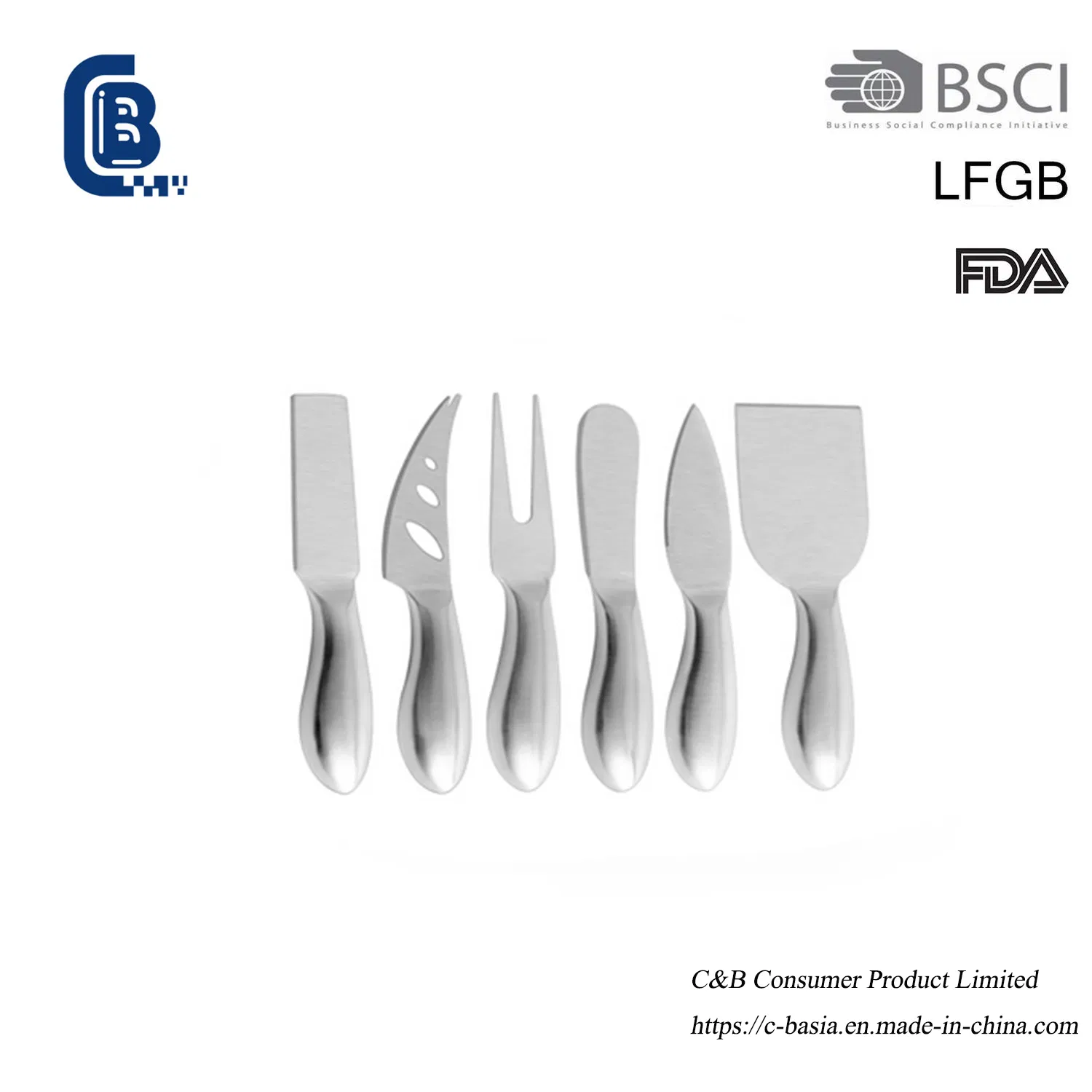 Набор из 3 ножей для сыра, золотистые