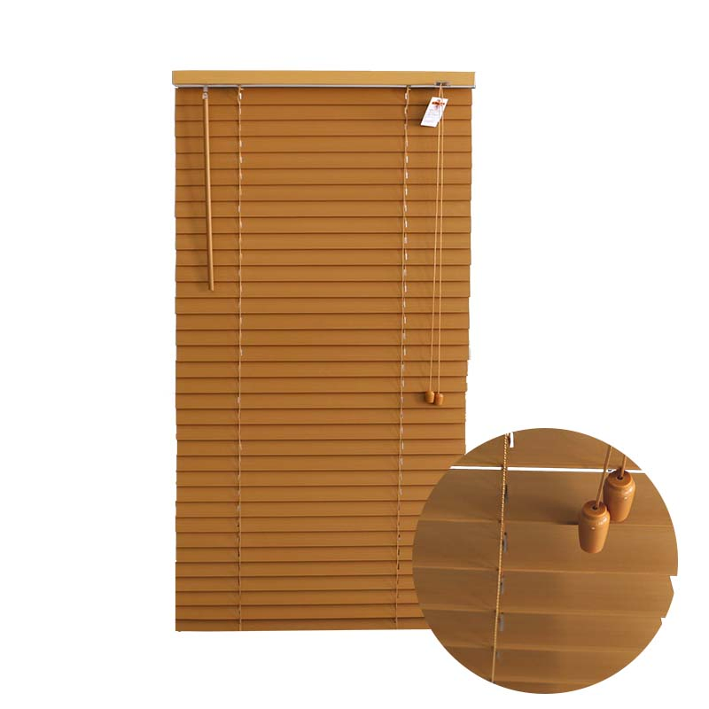 Colorful Horizontal 50mm PVC Faux Wood Window Blinds