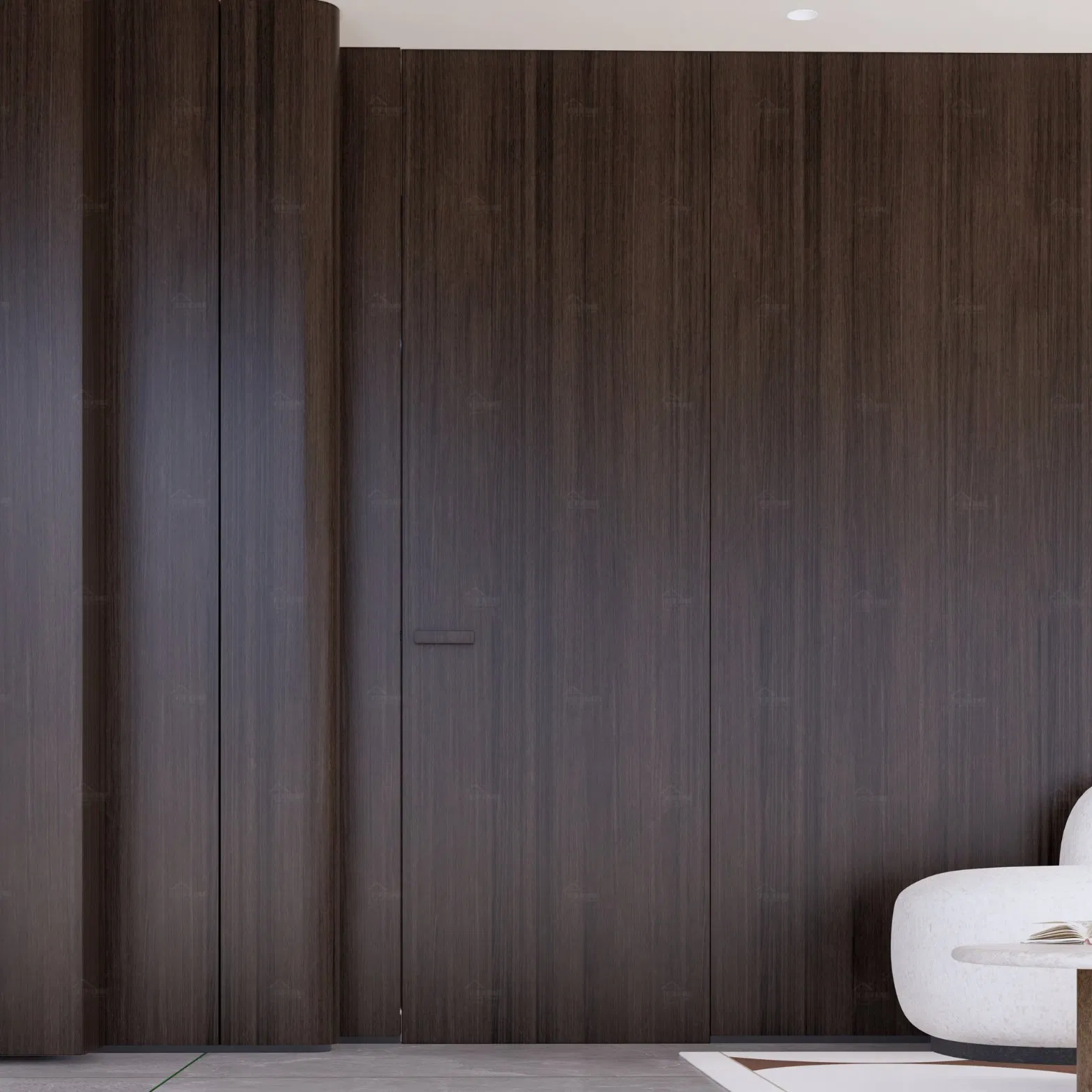 China Top Factory Wholesale House Wood Veneer Hidden Flush Invisible Indoor Doors