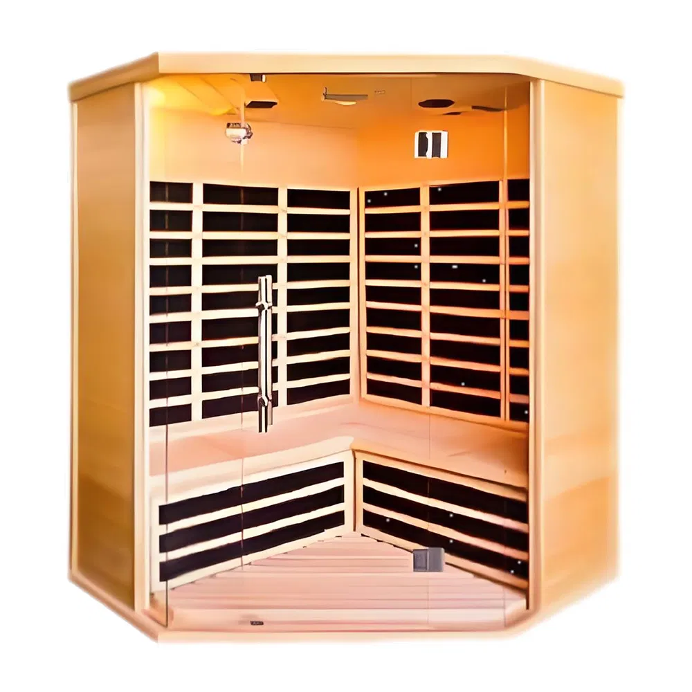 Dry Sauna 4 Person Low Emf Carbon Panel Infrared Sauna Room