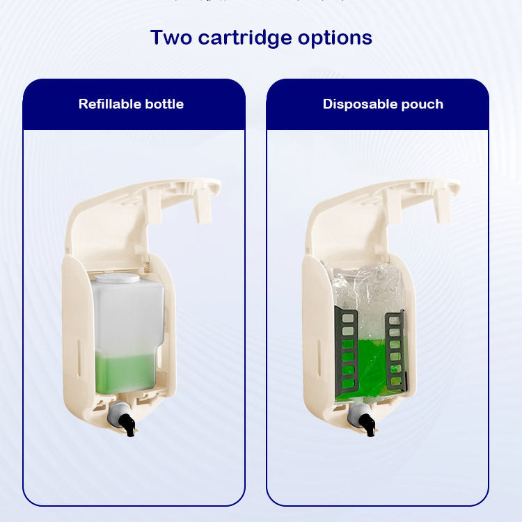 Дозатор для мыла ручной, 1000 мл, для общественных туалетов