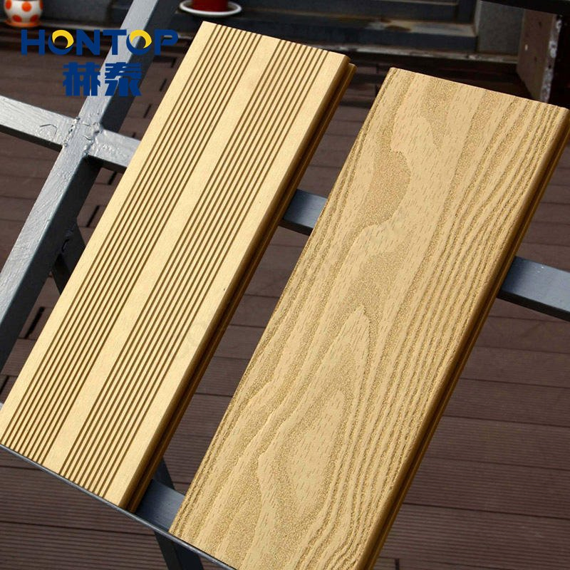 Waterproof Building Material Board Wood Grain Co-Extrusion WPC Decking