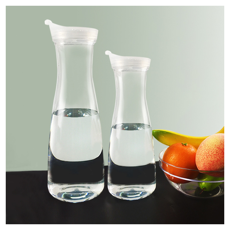 Wholesale Restaurant Plastic Clear Juice Pot Tea Jug Beverage Bottle Water Pitcher