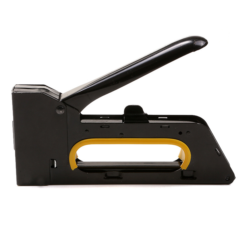 Duty Stapler All Steel Tacker Black Manual Code Martin U-Shaped Door Shooting Nail Gun