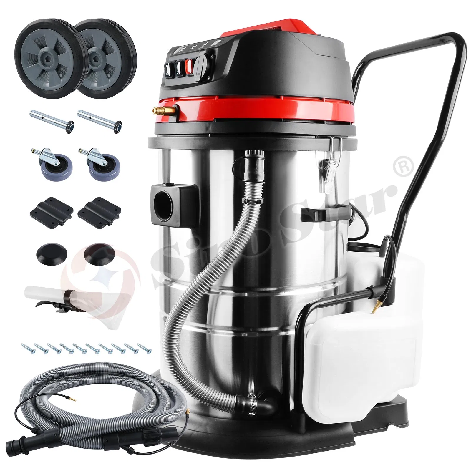 Car Wash Vacuum Cleaner Wet and Dry Cleaning Upholstery Carpet Car Vehicle Floor Injector Suction Unit Vacuum Cleaner