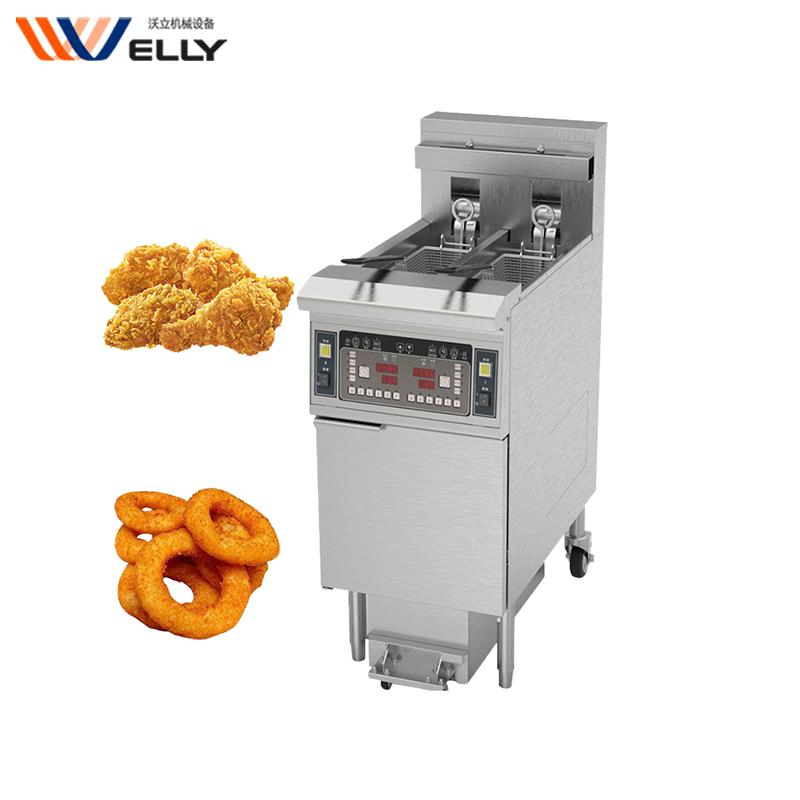 Commercial Automated Vacuum Propane Chicken Pressure Deep Fryer Machine