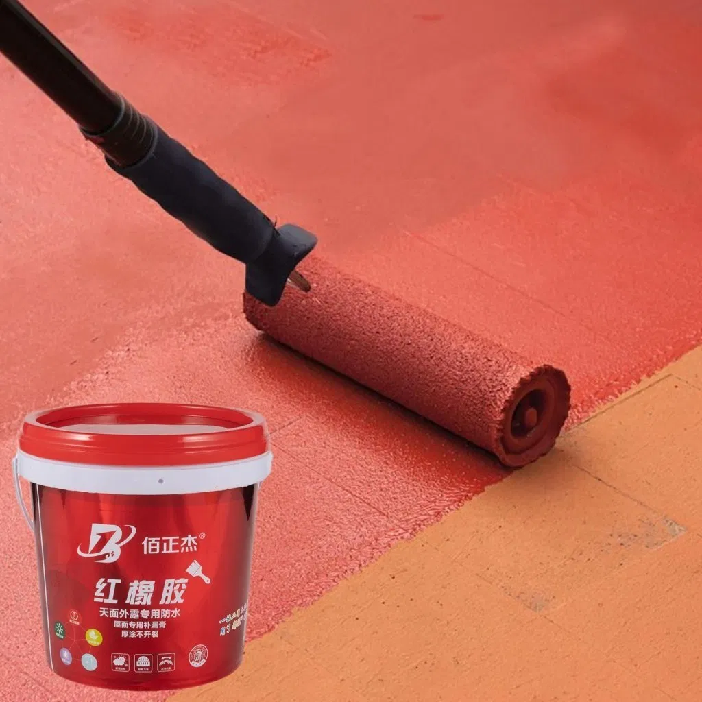 Simply Construct for Indoor or Outdoor Red Rubber Waterproof Coating