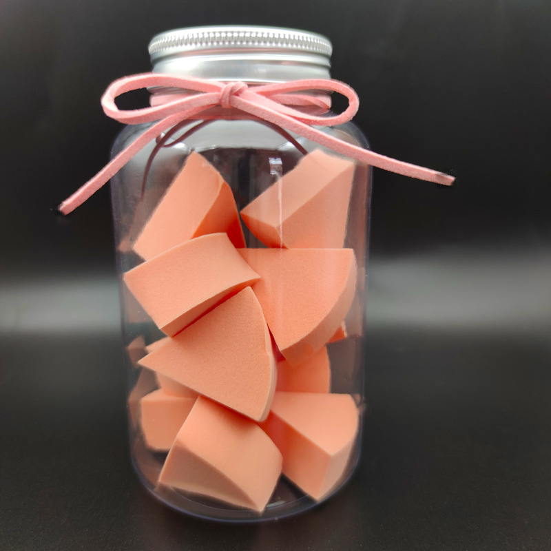 Factory Wholesale 12PCS Triangle Shape Microfiber Latex Free Mini Colorful Beauty Cosmetic Puff Makeup Sponge