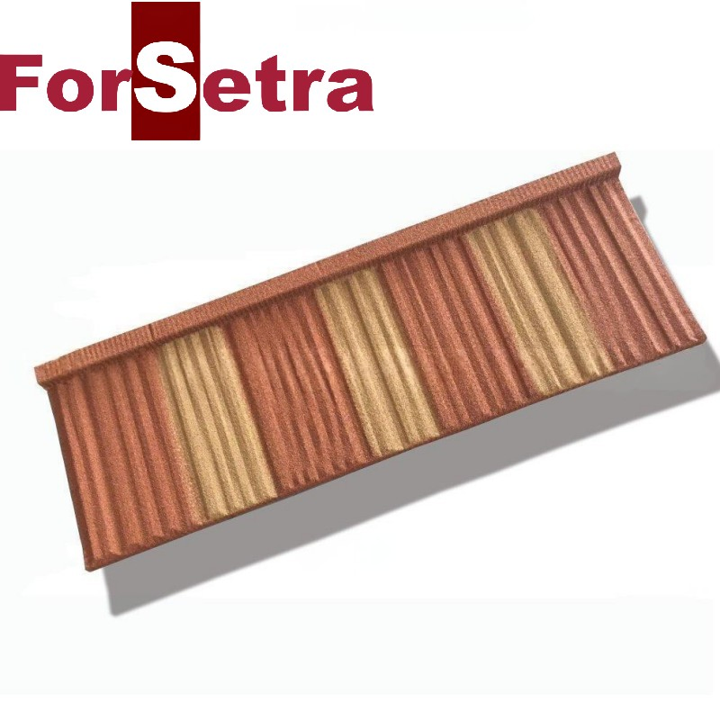 Quick Assembling Aluminum Stone Coated Roofing Tiles Milano Hot Selling Roofing Sheet for Nigeria