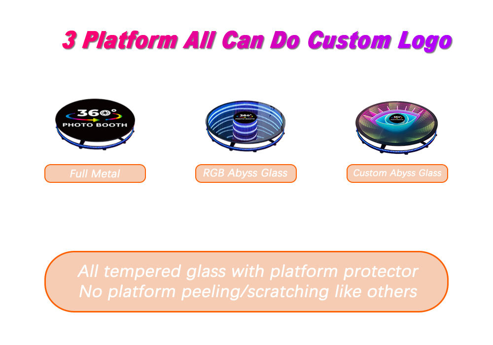 Portable Events Video Booth Rotating Selfie 360 Photo Booth for Wedding