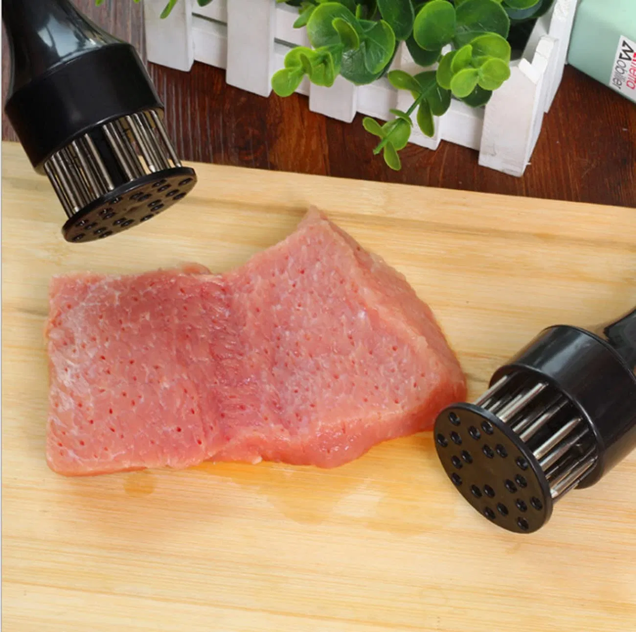 Meat Tenderizer Sharp Stainless Steel Needle Blades Tool Kitchen Gadgets Tenderizer
