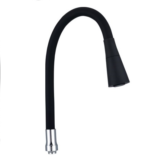 Stainless Steel Silicone Coating Spring Flexible Spout Faucet