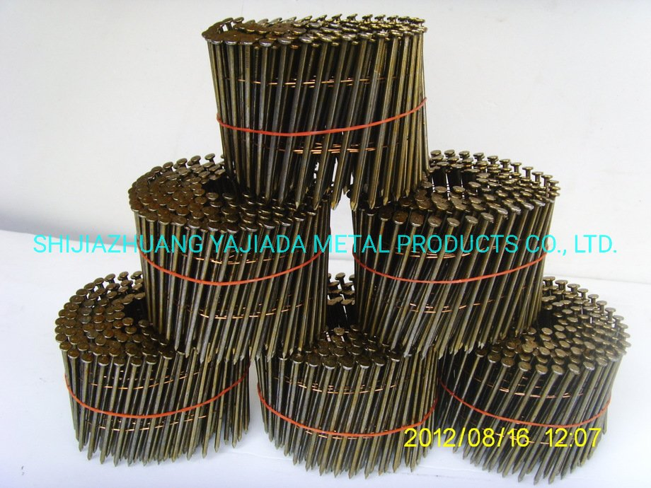 15 Degree Pneumatic Nail Galvanized Pallet Coil Nails for Nail Pneumatic Gun
