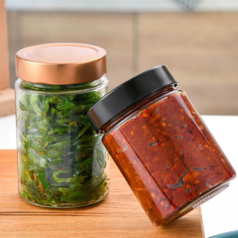 Стеклянные банки для меда, пищевые, 200-500 мл