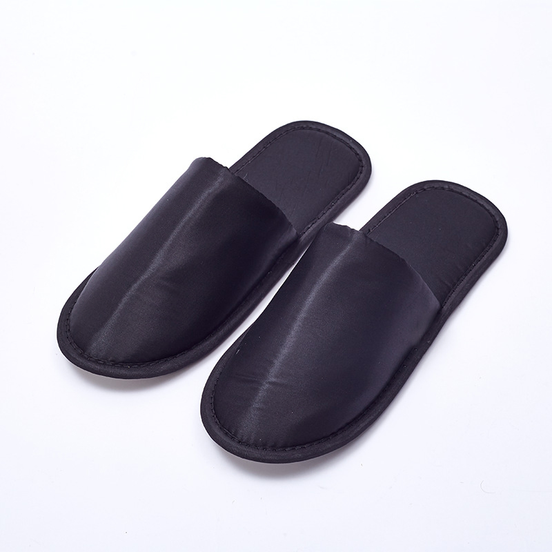 Premium Satin Slippers Featuring a Smooth Silk-Like Finish