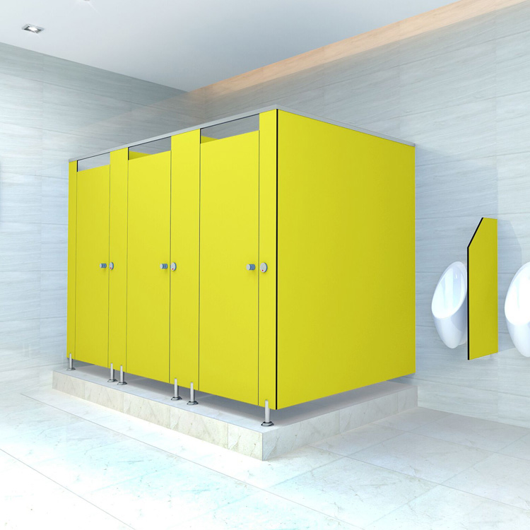 Modern School Waterproof Gym Shower Cubicle Toilet Partition