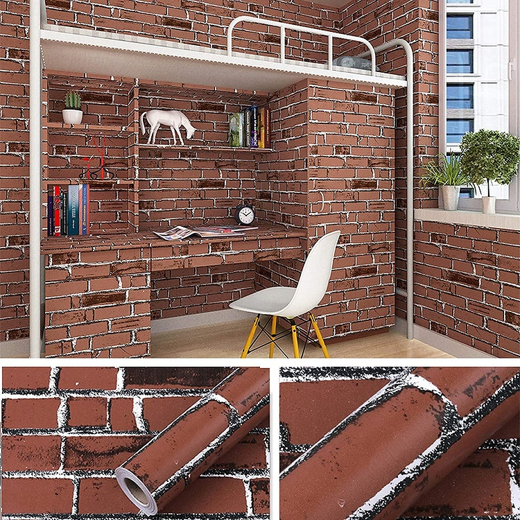 Living Room Decoration Wall Paper Decor Wallpaper Supplier PVC Wallpaper Sticker