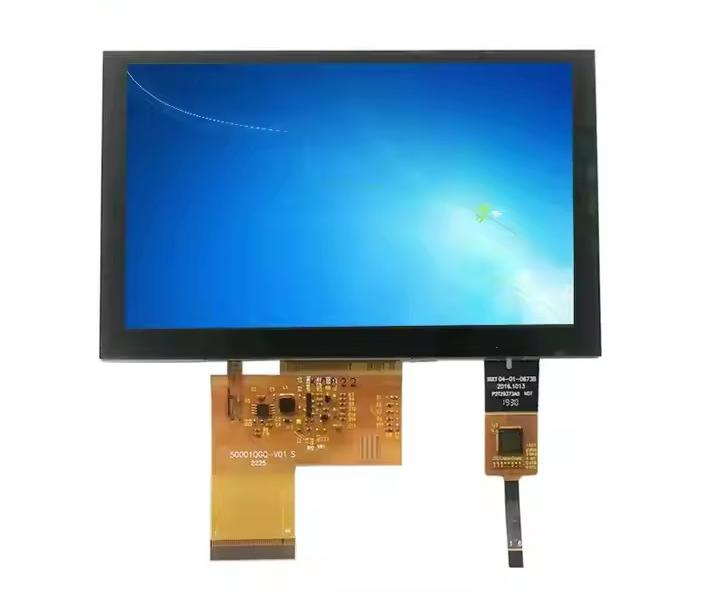 IPS LCD модуль 5 дюймов, 800x480, 1000 нит, сенсорный