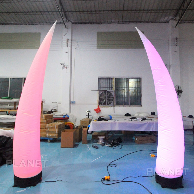 Colorful Bright Party Lighting Party Event Inflatable Lighting Cone for Decoration