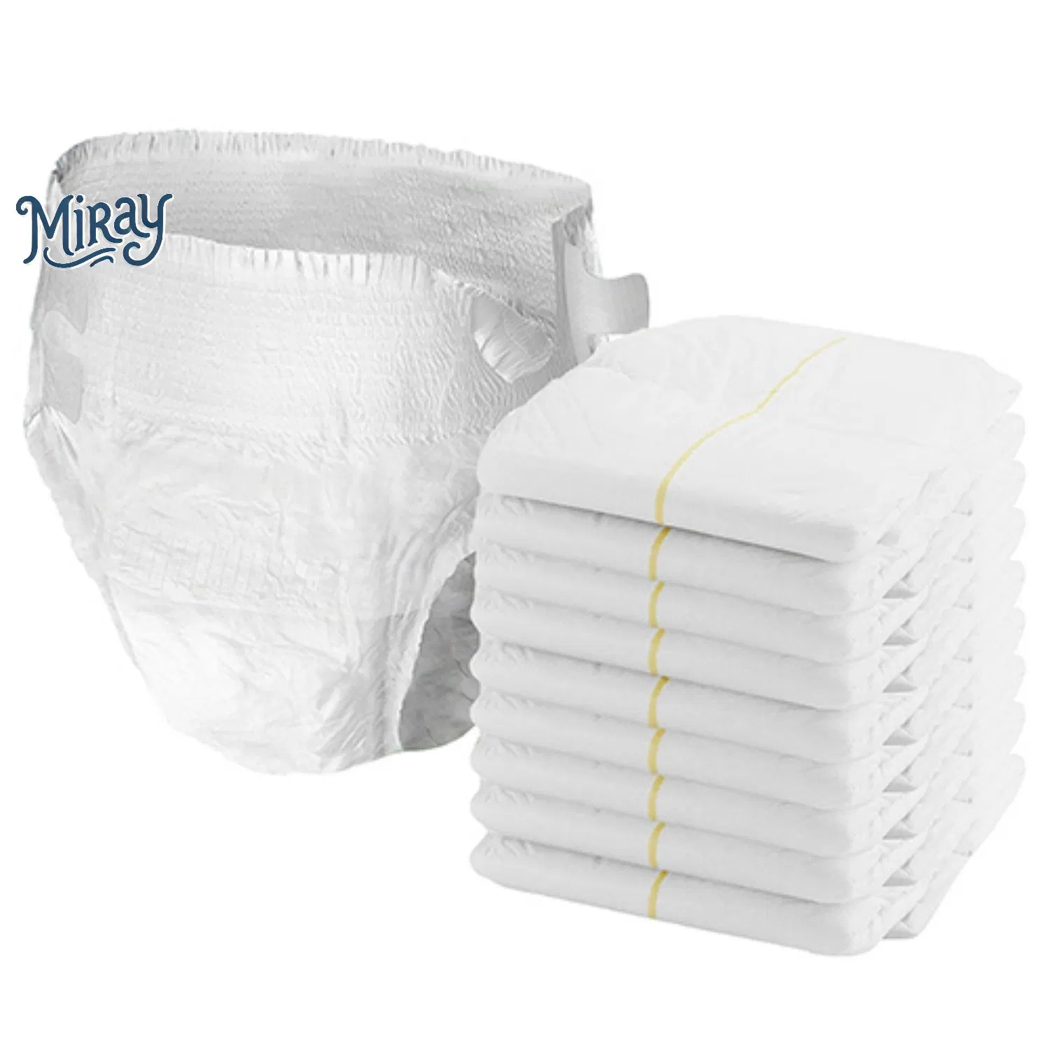 Disposable Elderly Soft Breathable High Absorption Adult Diaper Printed Tape Type