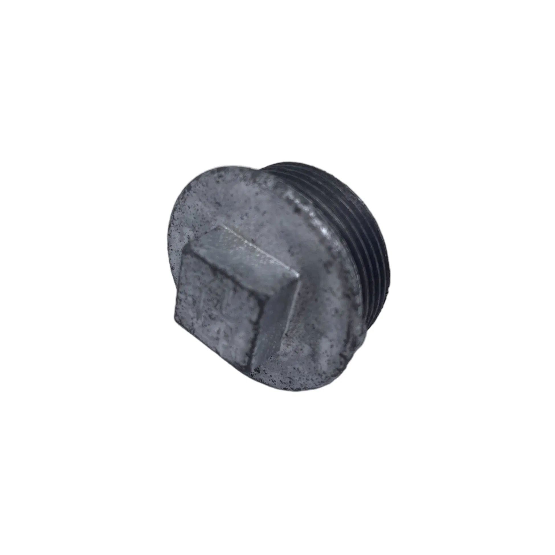 Steel Galvanized Pipe Fittings Explosion-Proof Round Head Screw Plug for Fire Pipe System