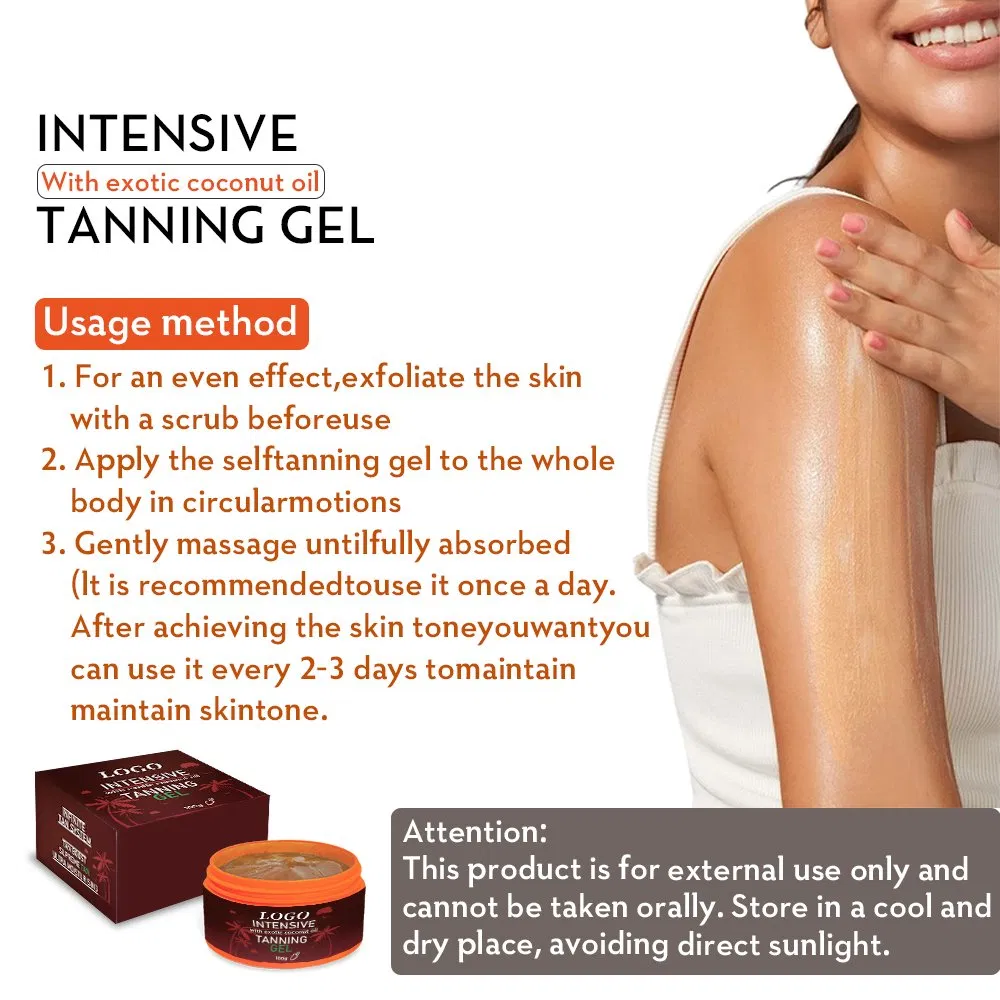 Beauty Cosmetics Skin Care Tanning Cream Tan Accelerator Body Shimmer Tanning Gel