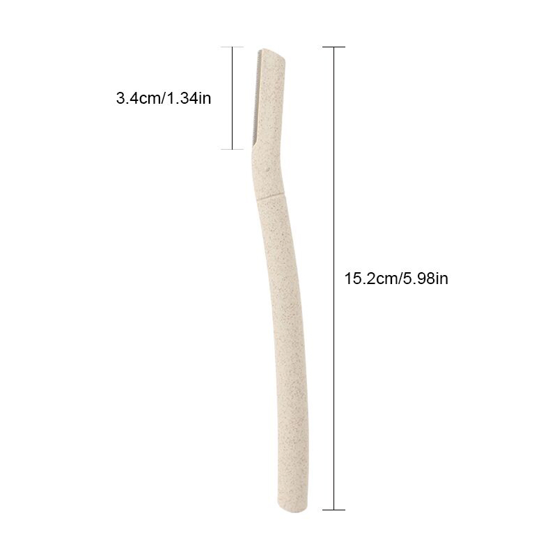 D115 Hot Sell Wheat Straw Eyebrow Razor (Pack of 3)