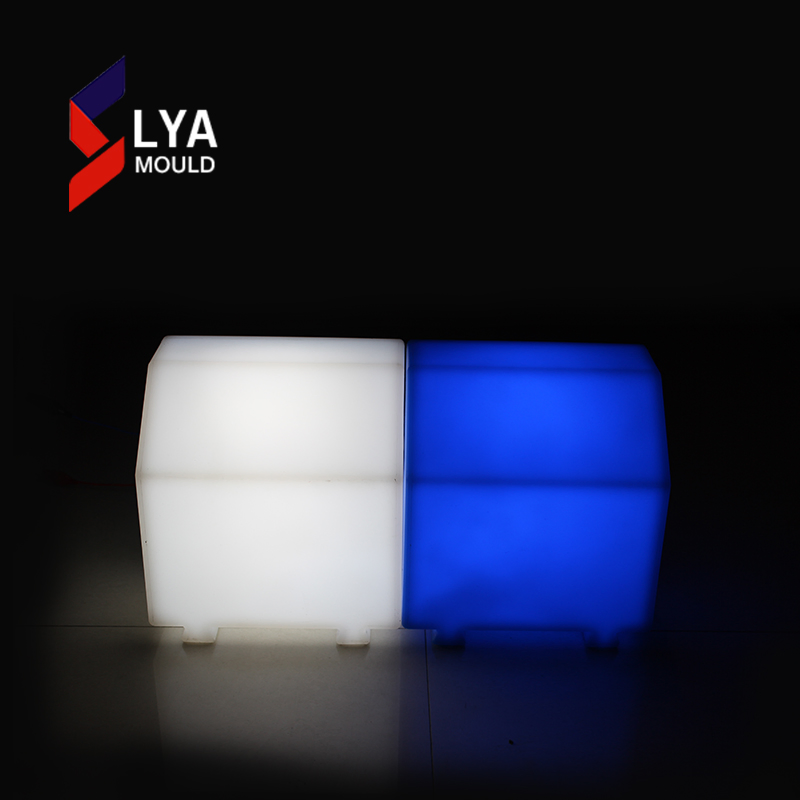 Garden PE Colorful Plastic LED Light Curbstone Light