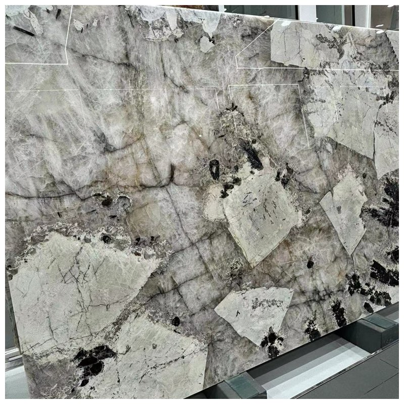 Translucent Patagonia Quartzite Slabs for Countertops and Tables