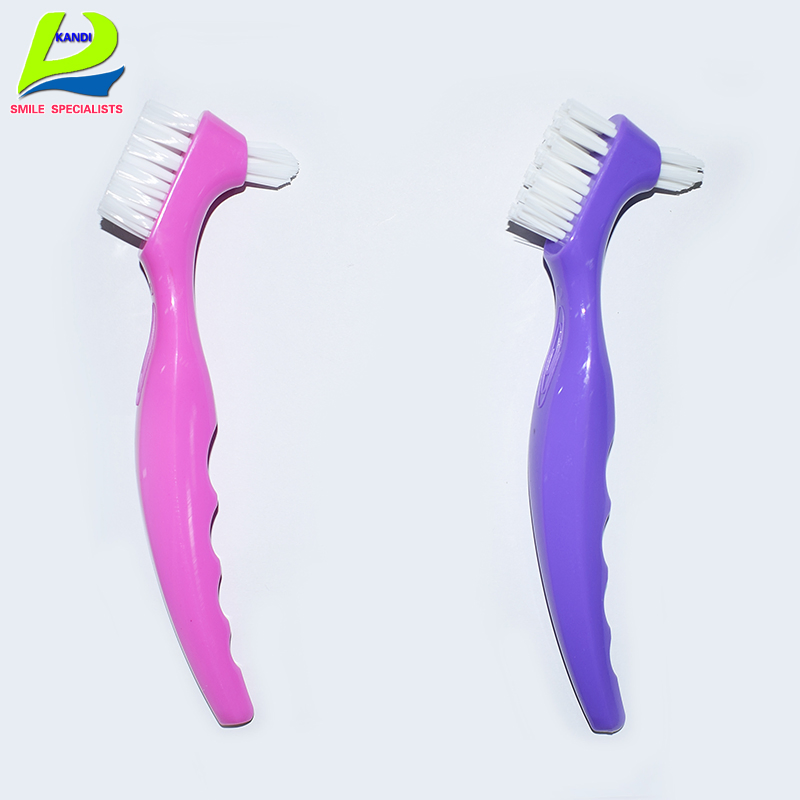 High Quality False Tooth Cleaner Denture Deep Cleaning Toothbrush
