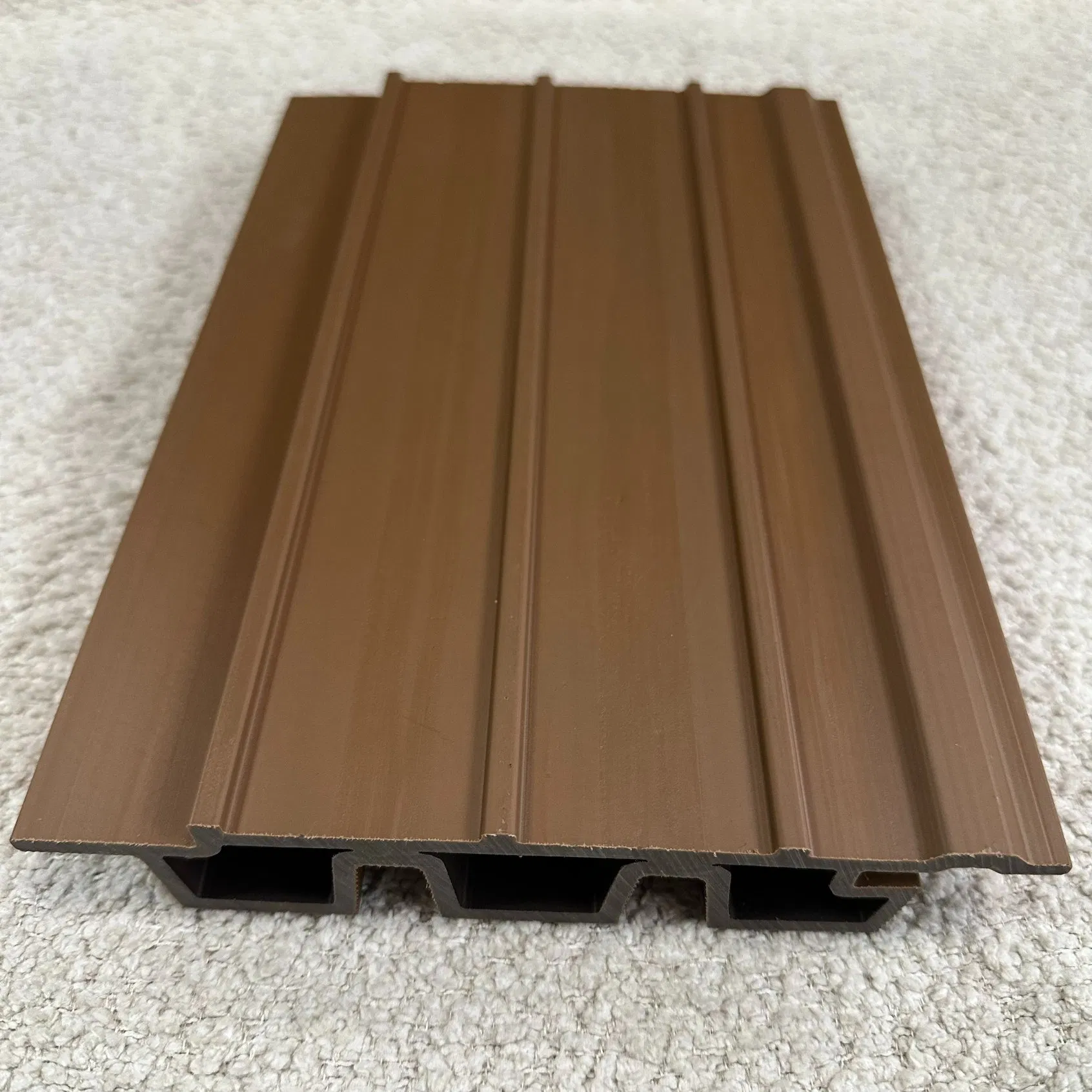 Natural Anti-Corrosion Wood Plastic Composite Facade Slat