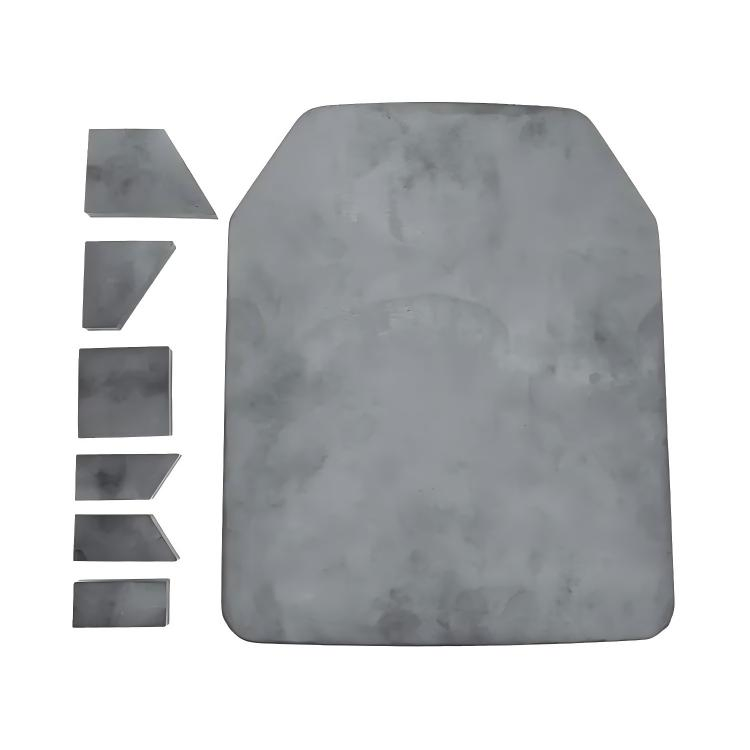 Single-Curved Lightweight Sintered Silicon Carbide (SIC) Ceramic Plate Bp2159 for Body Armour Plate