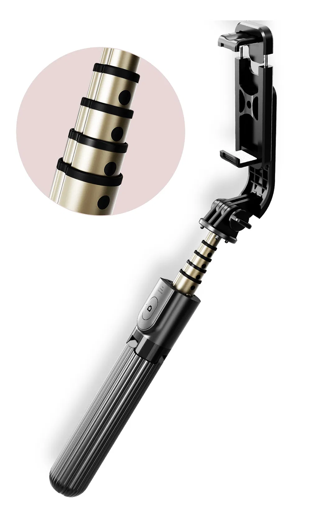 New Bluetooth Selfie Stick Mobile Phone Holder Retractable Portable Multifunctional Mini Tripod with Wireless Remote Shutter