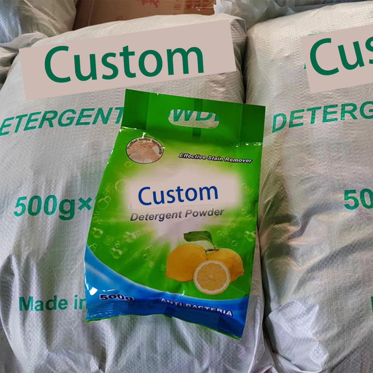 Low Cost Custom Laundry Detergent Powder Detergent Washing Powder Manufacturer with Private Label Support