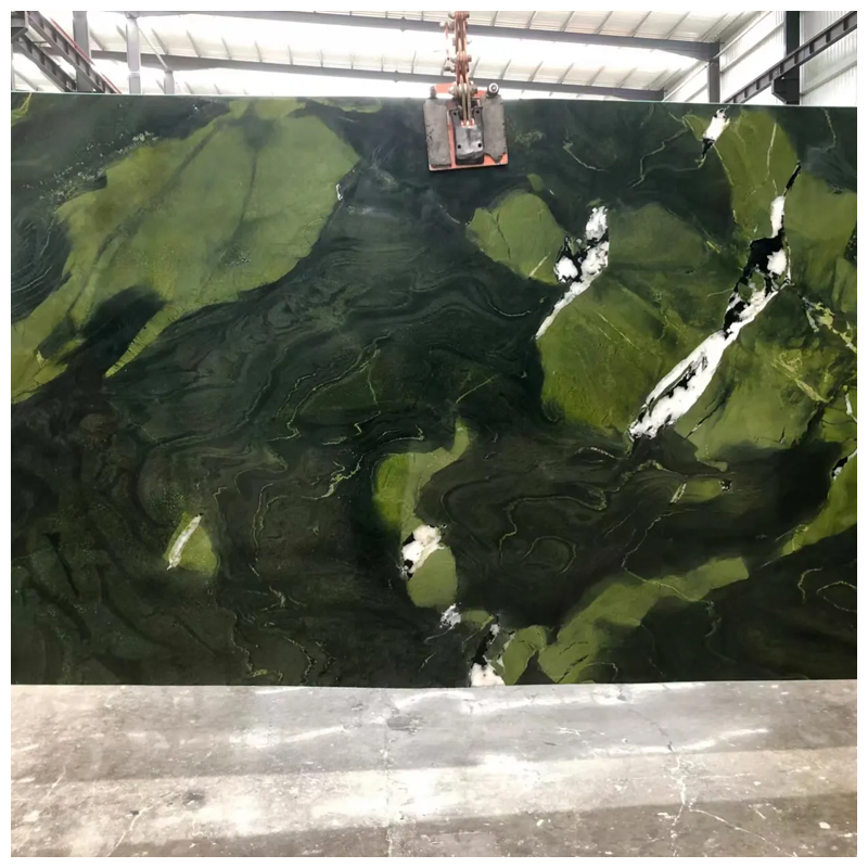 Leathered Avocado Green Quartzite Slabs