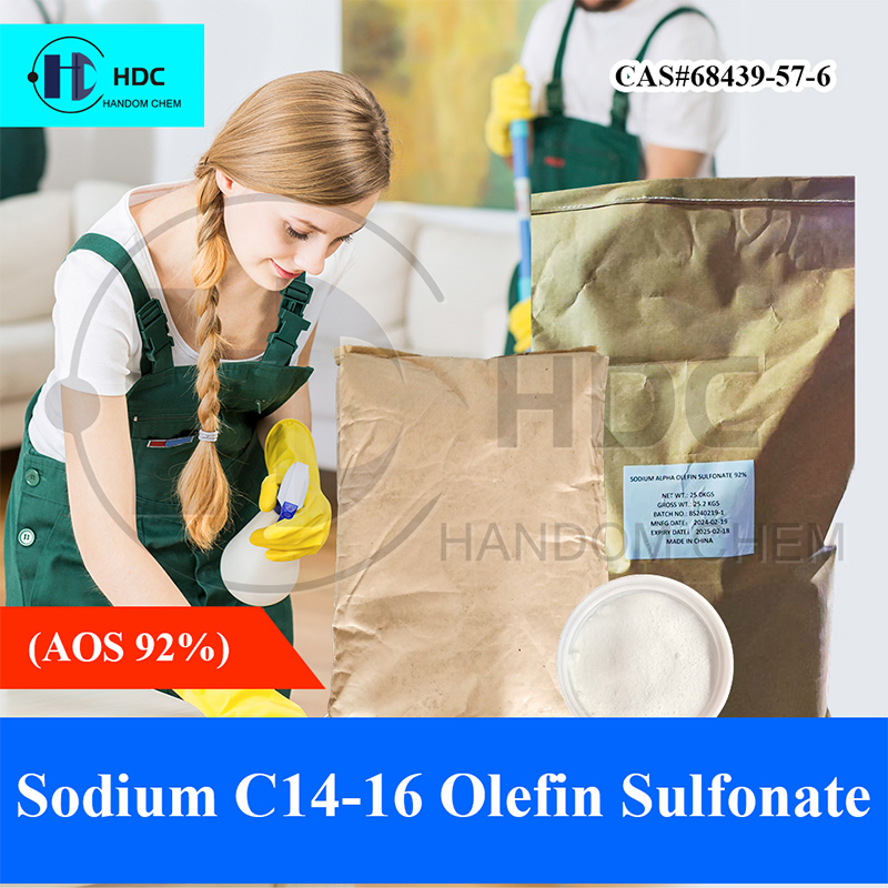 China Professional Aos 92% Manufacturer Sales Sodium C14-16 Olefin Sulfonate for Industrial Applications