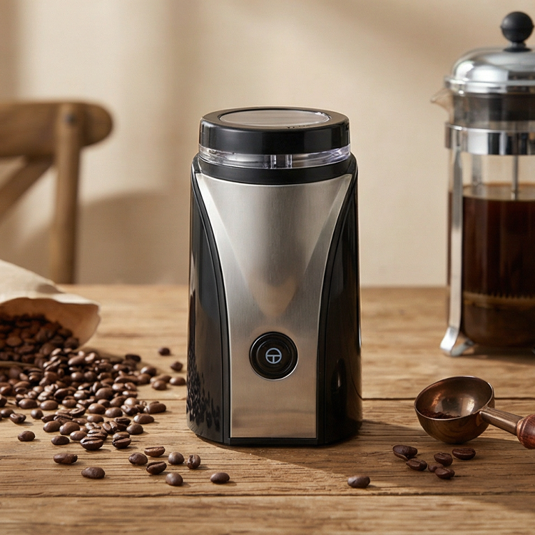Plastic Housing Mini Electric Coffee Bean Grinder for Coffee