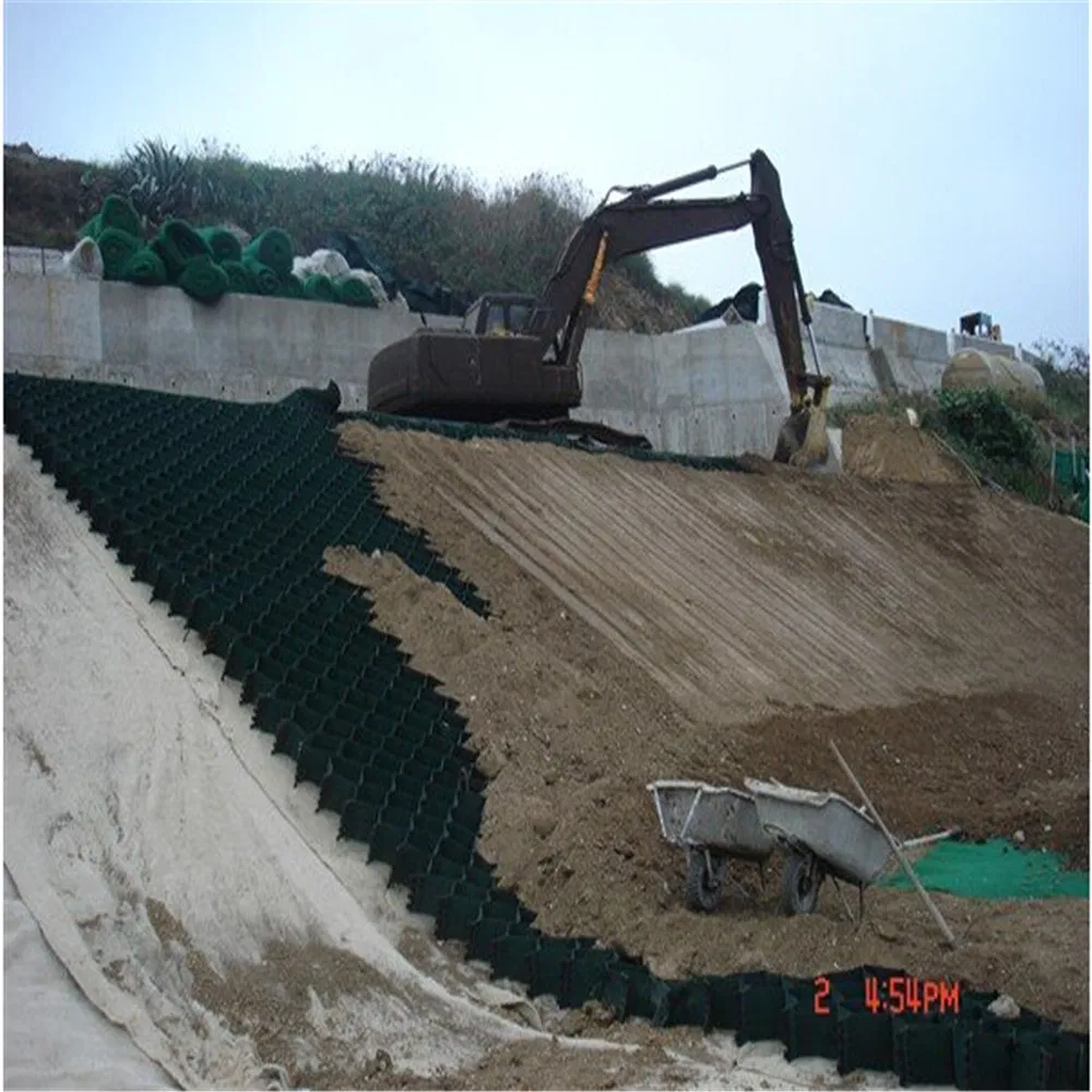 150mm 75mm 100mm Plastic Geoweb Honeycombed Textured Geocell Geomallas Price